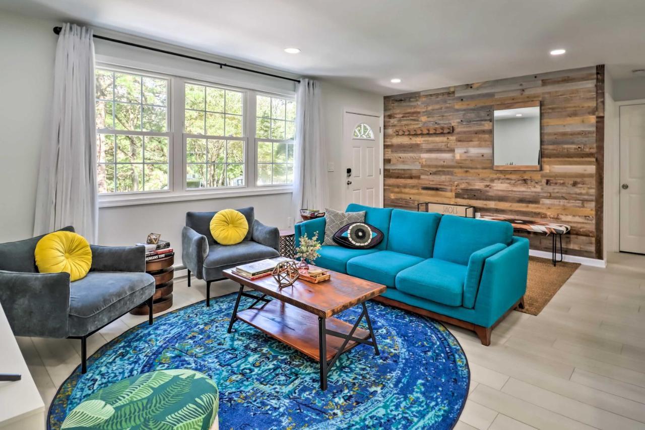 Pocono Mountain Escape With Game Room Walk To Lake! Albrightsville Buitenkant foto