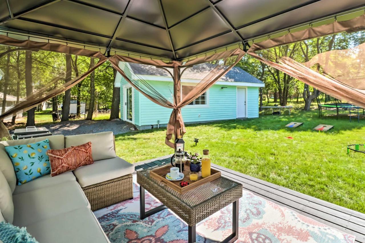 Pocono Mountain Escape With Game Room Walk To Lake! Albrightsville Buitenkant foto