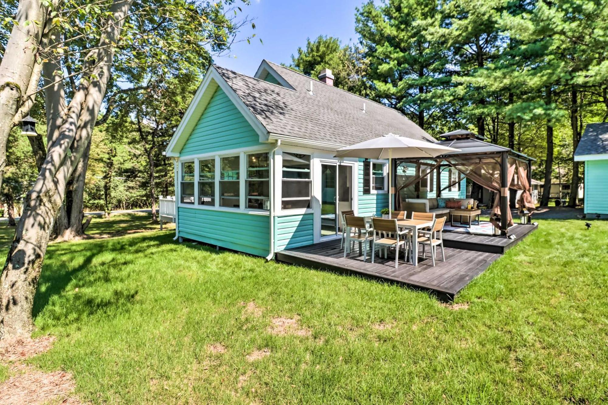 Pocono Mountain Escape With Game Room Walk To Lake! Albrightsville Buitenkant foto