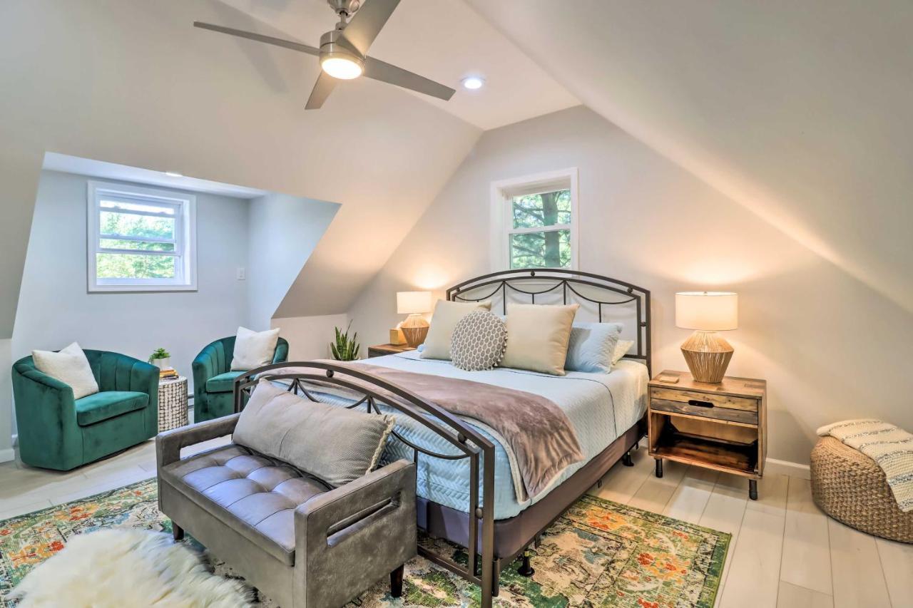 Pocono Mountain Escape With Game Room Walk To Lake! Albrightsville Buitenkant foto